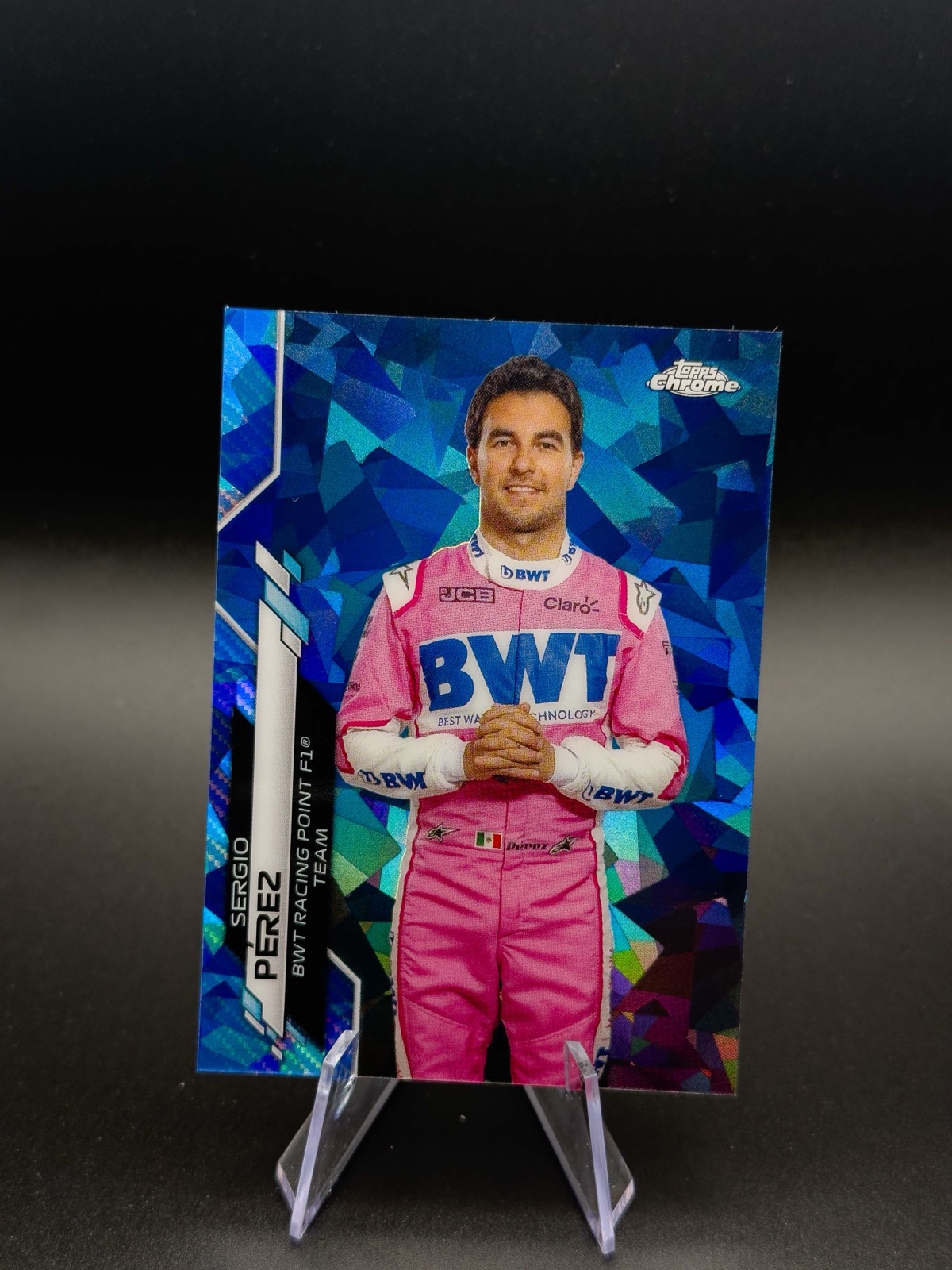 2020 Topps Chrome Sapphire F1 Sergio Perez #13 Base