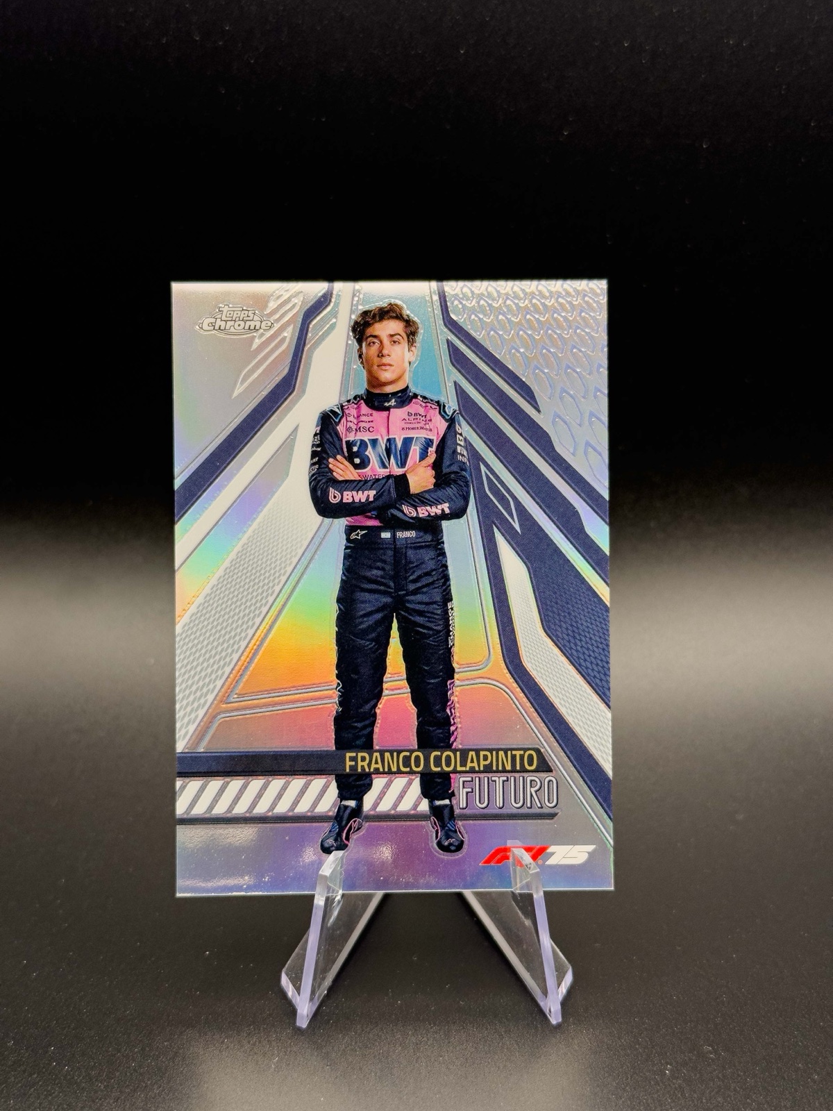 2025 Topps Chrome F1 Franco Colapinto #FUT-5 Futuro insert