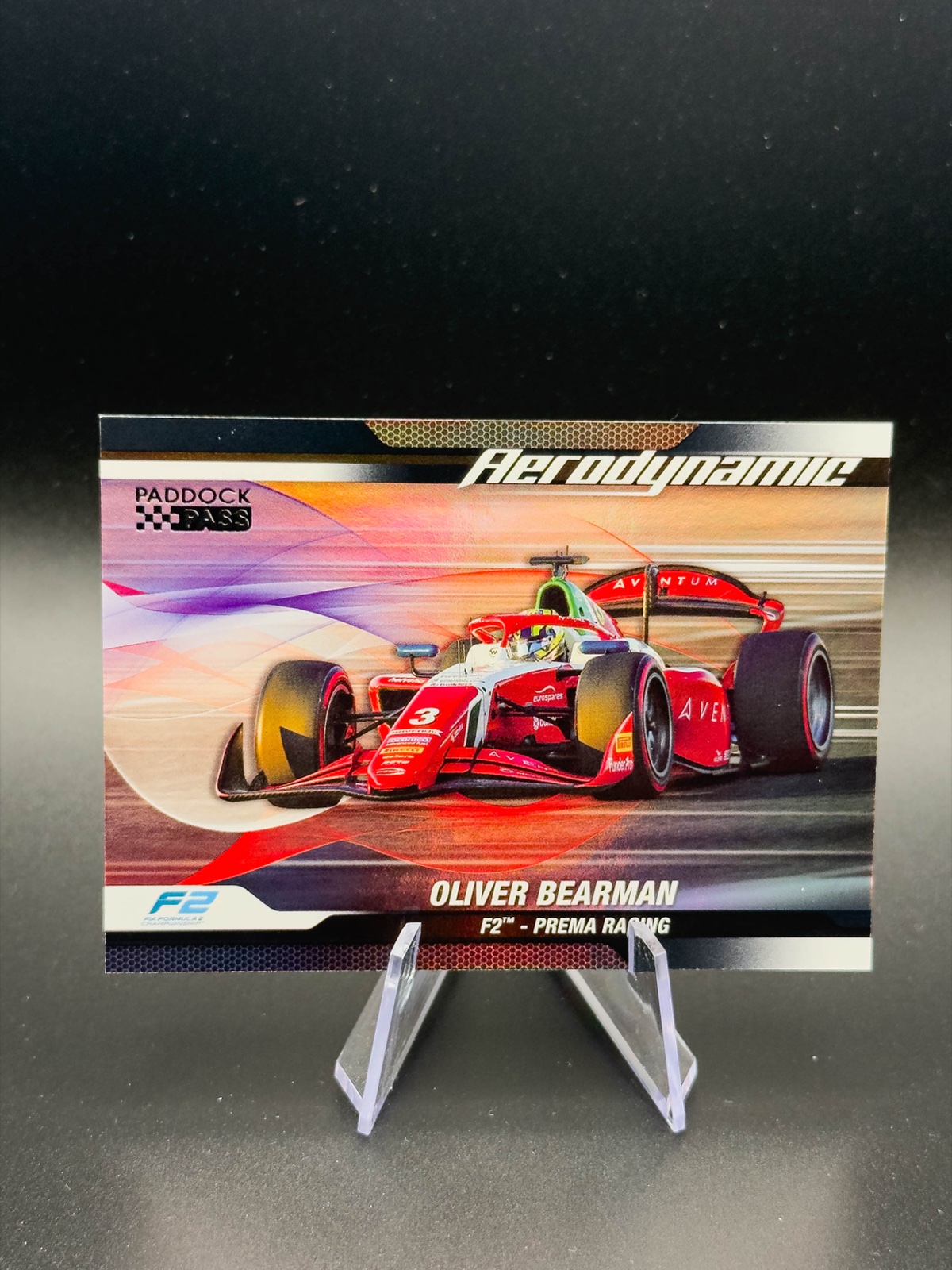 2024 Topps Chrome F1 Oliver Bearman #AD-12 Paddock Pass Aerodynamic /25